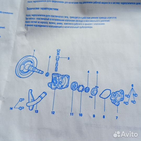 Насос Гур niva 21214
