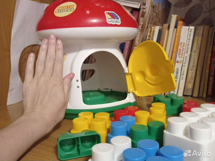 Игрушка Домик лего большое для малышей