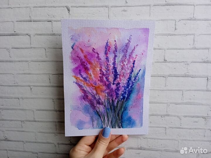 Открытки ручной работы акварель