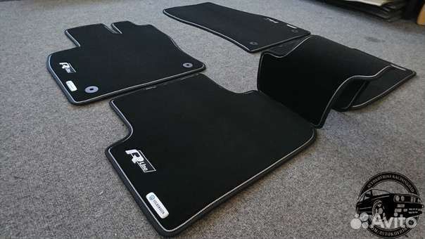 Автоковрики для Volkswagen Tiguan II, чёрные