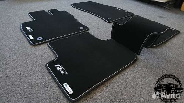 Автоковрики для Volkswagen Tiguan II, чёрные