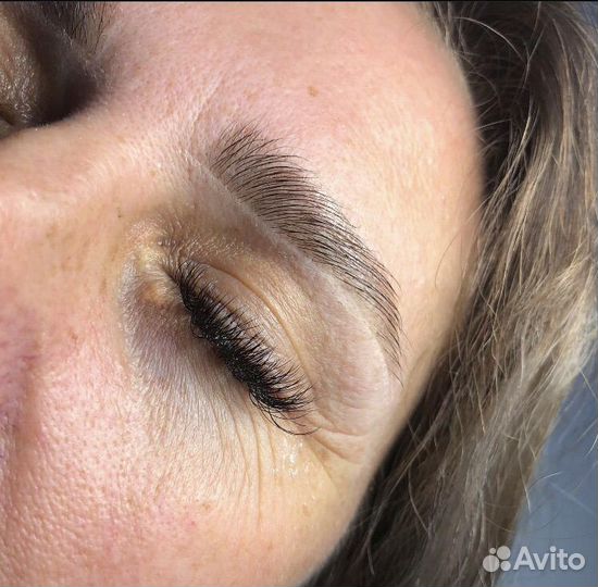 Окрашивание бровей