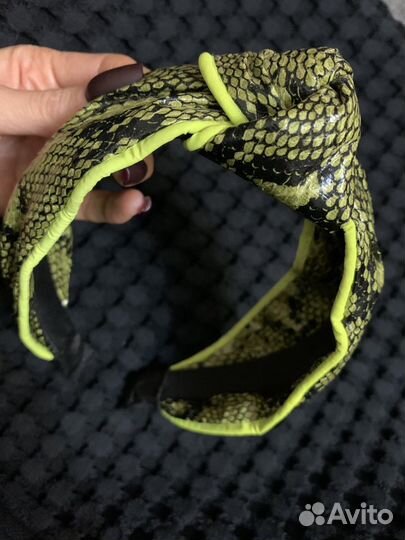 Ободок Reserved (принт-змея)