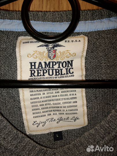 Джемпер мужской hampton republic размер-L