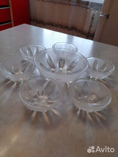 Вазочка и 6 розеток СССР