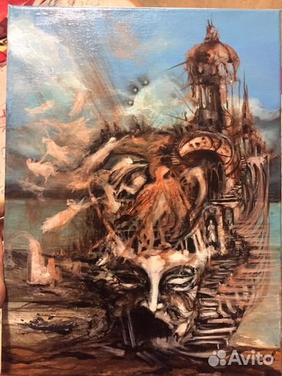 Картина на холсте акрил. 12т р