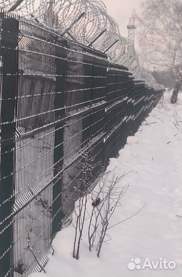 Забор из 3д сетки