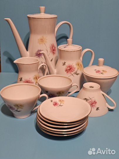 Сервиз чайно-кофейный фарфор ГДР