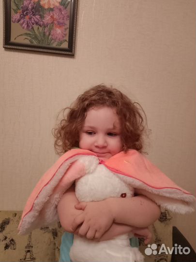 Заяц клубника мягкая игрушка