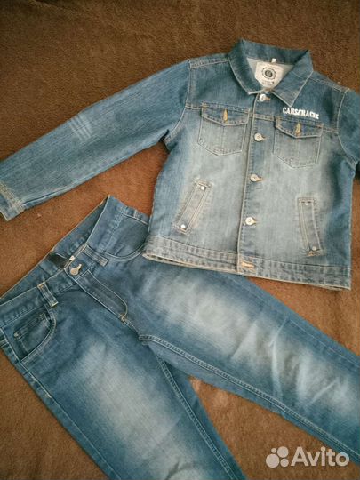 Джинсовый костюм 156