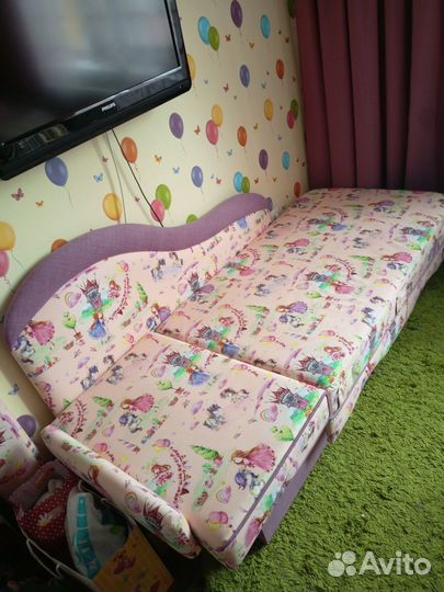 Детский диванчик раскладной ортопедический