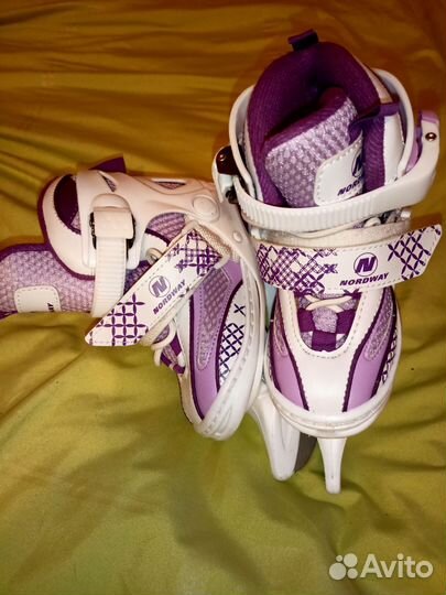 Коньки детские раздвижные 27 30