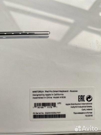 Клавиатура apple для iPad pro 12.9 новая в пленке