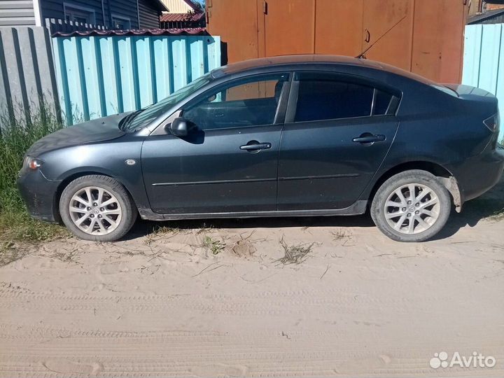 Mazda 3 1.6 МТ, 2008, битый, 230 000 км