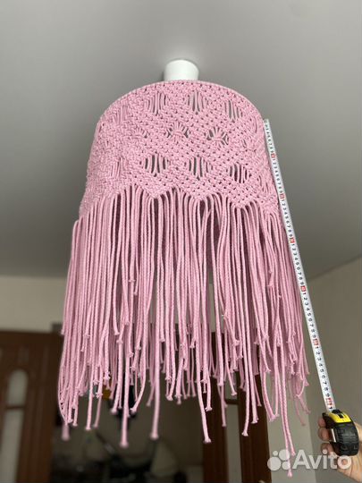 Люстра абажур макраме на заказ