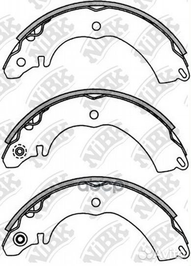 Колод. торм. бар. NiBK FN6729 FN6729 NiBK