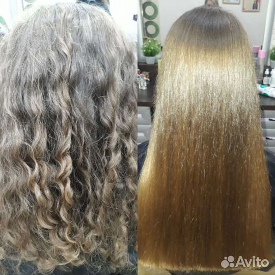 Кератиновое выпрямление волос,прикорневой объëм