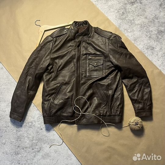 Vintage Leather Moto Jacket 90s Schott Avirex