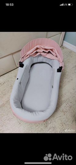 Коляска stokke treilz 2 в 1 с удлинённым капюшоном