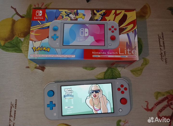 Nintendo switch lite прошитая чип 160gb