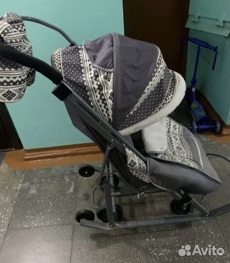 Коляска санки