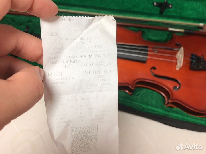 Скрипка 3 4