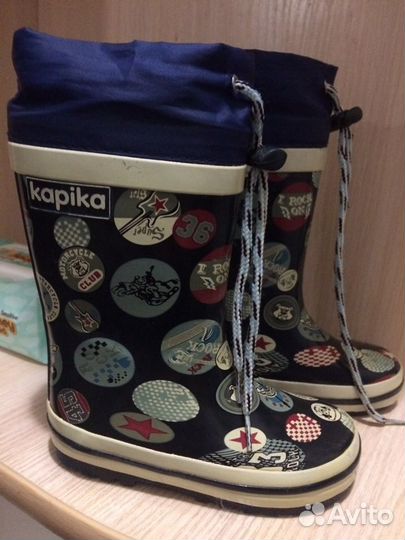 Сапоги резиновые детские