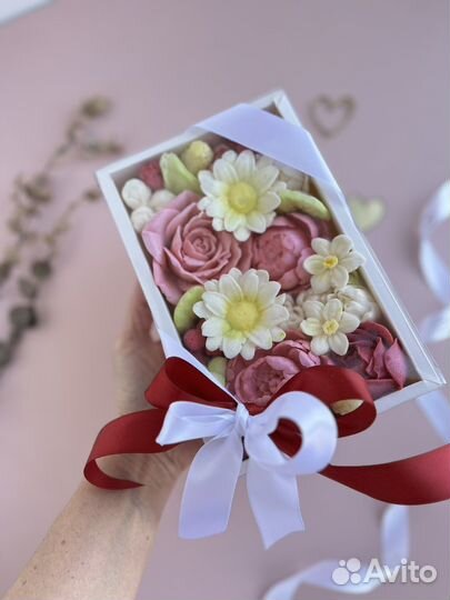 Сладкий букет из зефира