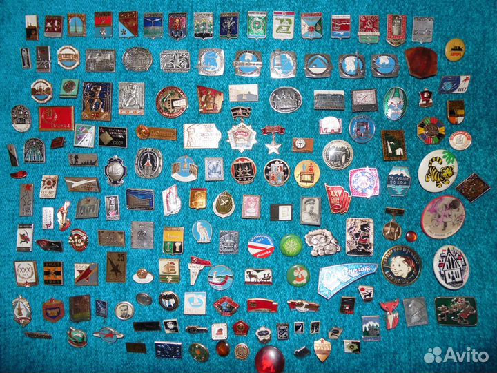Значки СССР металл коллекционные