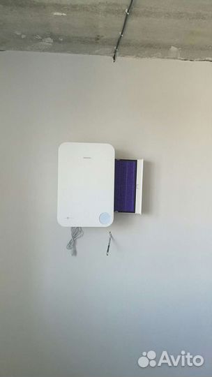 Монтаж приточного клапана, рекуператора, бризера