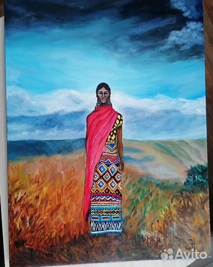 Картина акрилом маслом