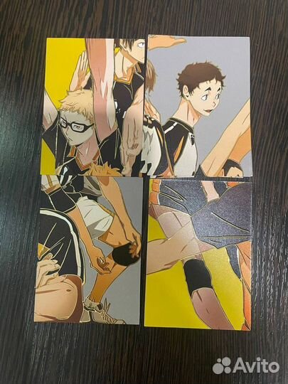 Карточки аниме haikyuu, goddes story, клинок