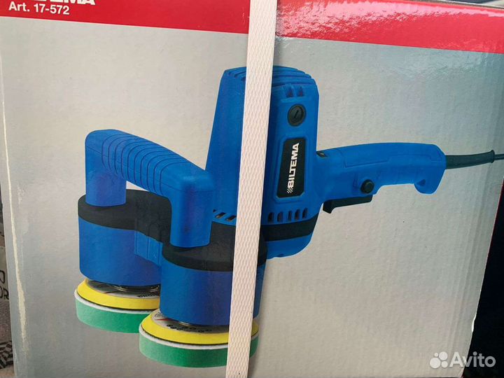 Двухдисковая полировальная машинка