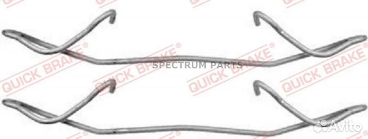 6/3E.Комплект монтажный тормозных колодок front 10