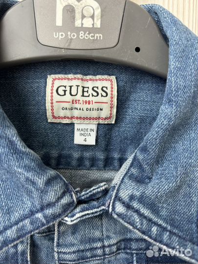 Куртка джинсовая Guess детская + футболка guess