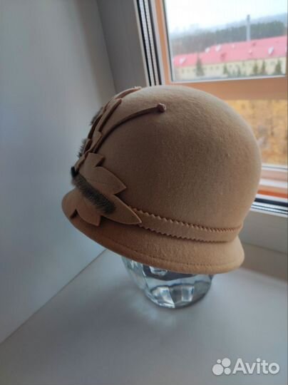 Шляпа фетровая женская