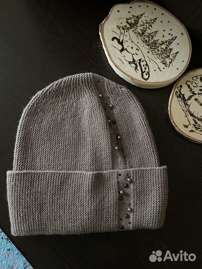 Шапка женская вязаная