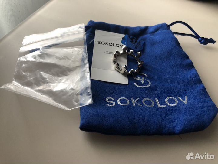 Кольцо,Корона,Sokolov,серебро