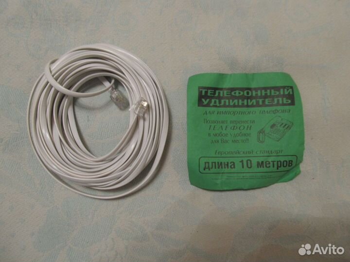 Кабель-удлинитель телефонный