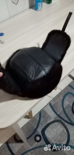 Норковая шапка мужская ушанка новая