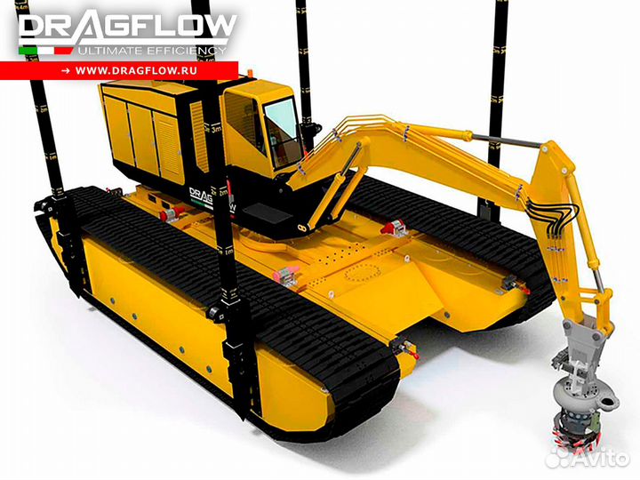 Земснаряд-амфибия серии Dragflow DRM