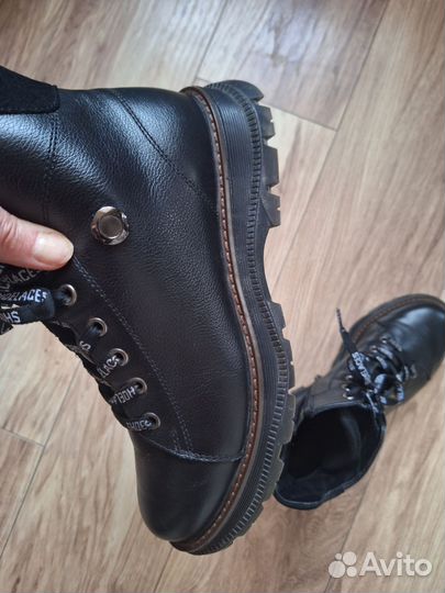 Ботинки женнские на весну натуральная кожа