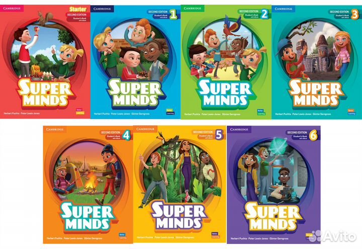 Super Minds Second Edition: Starter,1,2,3,4,5,6