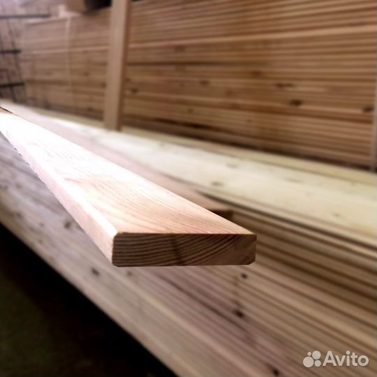 Планкен прямой/косой из лиственницы