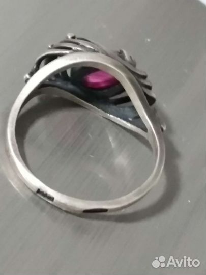 Кольцо из серебра 875 пробы