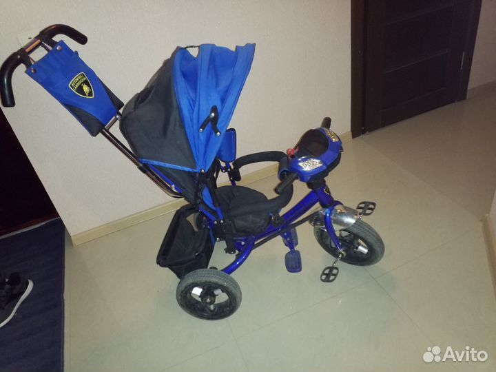Трехколесный велосипед коляска