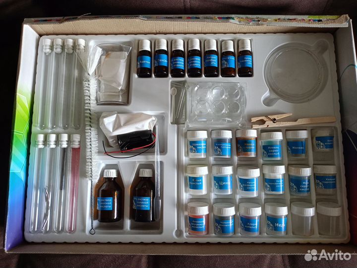 Детский набор, большая химическая лаборатория