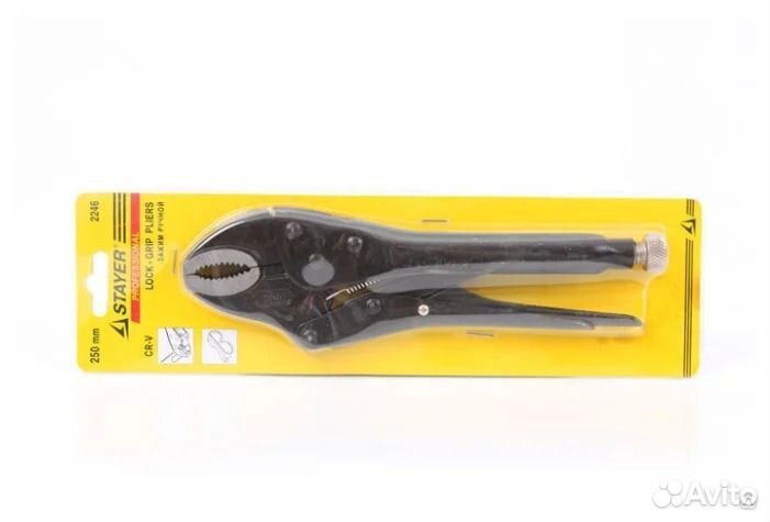 Зажим ручной, Cr-V, 250мм stayer 