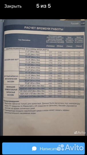 Обогреватель intex