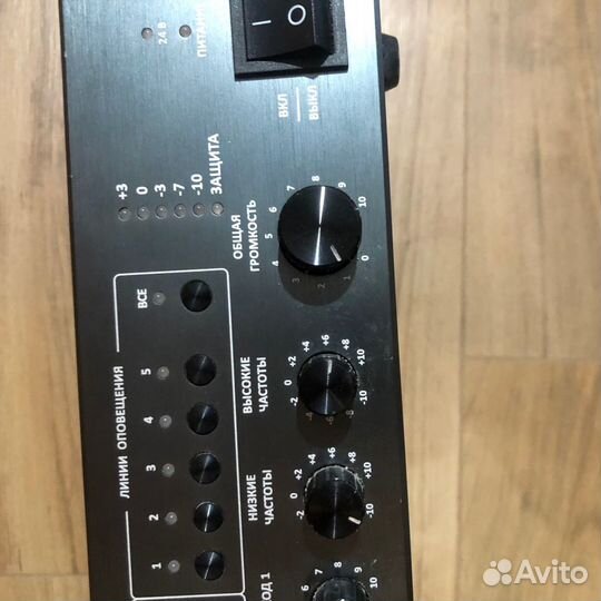 LPA-LX240, трансляционный микшер-усилитель